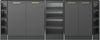 Küchenschrank für Dachschrägen R-Line Anthrazit-Gold 210 cm 5er Set Vicco Bild 3