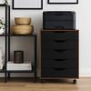 Relaxdays Rollcontainer mit Schubladen Bild 3