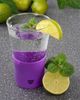 Glas 350 ml mit Silikon lila Bild 2