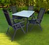 VCM Gartenmöbel-Set Miami 915314 Anthrazit H. 76 x B. 140 x T. 80 cm Bild 4