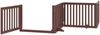 vidaXL 4-tlg. Hundetor mit Tür Faltbar Braun 320 cm Pappelholz 352265 Bild 4