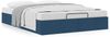 vidaXL Ottoman-Bett ohne Matratze Blau 140x190 cm Stoff 3310881 Bild 4