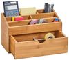 Zeller Present Badorganizer Bamboo, Bambus Bild 3