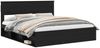 vidaXL Bettrahmen Schwarz 200 x 200 cm Massives Kiefernholz 3409720 Bild 2