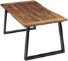 vidaXL Esstisch Massivholz Akazie 180 x 90 cm 288068 Bild 3