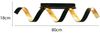 Ausgefallene LED Deckenlleuchte HELIX Schwarz / Gold, Breite 80cm Bild 4