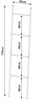 Handtuchleiter Bodø Stahl 176x38 cm Schwarz [en. casa] Bild 3
