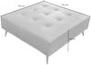 KAWOLA Hocker WIOLO Leder dunkelbraun 42 x 110 x 110 cm Bild 5