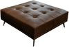 KAWOLA Hocker WIOLO Leder dunkelbraun 42 x 110 x 110 cm Bild 3