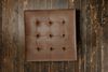 KAWOLA Hocker WIOLO Leder dunkelbraun 42 x 110 x 110 cm Bild 2
