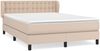 vidaXL Boxspringbett Matratze Cappuccino-Braun 140x190cm Kunstleder 3127312 Bild 2