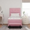 vidaXL Boxspringbett mit Kopfteil Rosa 200 x 100 cm Samt 3344497 Bild 3