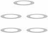 vidaXL geeignet für flache Baumringe 5 pcs Silber Ø60 / 90 cm 873715 Bild 2