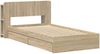 vidaXL Bettgestell mit Stauraum Sonoma-Eiche 90 x 190 cm Holzwerkstoff 3433543 Bild 3