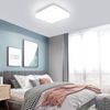 ZMH LED Deckenleuchte 22CM quadratisch Badezimmerlampe IP54 18W weiß 5000K Bild 5
