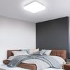 ZMH LED Deckenleuchte 22CM quadratisch Badezimmerlampe IP54 18W weiß 5000K Bild 3