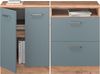 Küchenschrank für Dachschrägen R-Line Blau-Grau 120 cm 2er Set Schrankkorpuss 60 cm Tiefe Vicco Bild 5