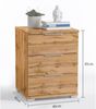 Nachtkommode >Nelli< in Wildeiche - 46x61x42cm (BxHxT) Bild 3