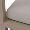 Alu Lounge-Gartenliege HWC-P81, Sonnenliege Daybed, 10cm-Polster 220g/m² 196x165x196cm ~ beige, Polster beige Bild 4