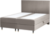 Boxspringbett mit Stauraum DAME Samtstoff Taupe 160 x 200 cm Bild 4