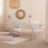roba Montessori Bodenbett 70 x 140 inkl. Lattenrost & Rausfallschutz - Stone Washed Bild 3