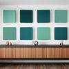 Rheinland Möbel FocusWall WAQ0909 – Quadratischer Akustik-Wandabsorber 90×90 cm in Stofffarbe Campeche inkl. Montage-Set - Made in Germany - Klasse A, Stoffbezug, schwer entflammbar Bild 4