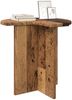 vidaXL Beistelltisch mit Speicher Altholz Ø 39 x 38 cm Holzwerkstoff 8001093 Bild 3