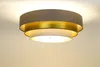 BPS Koncept 050-2EP-089 Deckenleuchte TRINITY 2xE27 60W Satin auf PVC-Kunststoff beige, gold, weiß H:23cm Ø60cm dimmbar Bild 2