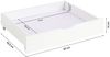 Doppelbett mit 2 Bettkästen 180x200 cm Lattenrost Bett Weiß Holzbett Bettgestell Futonbett Bild 4