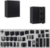 Hängeschrank Fame-Line Schwarz gestreift 60 cm Vicco Bild 5