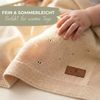 Babydecke DIKOS® aus *100%* Bio Baumwolle, Strickdecke, Geschenk zur Geburt, DIKOS, PREMIUM Qualität, Sommerdecke Ajour, 75x100, atmungsaktiv, weich Bild 2