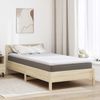 vidaXL Matratzenauflage Weiß 120 x 200 cm Strickstoff 4106406 Bild 1