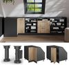 Dachschrägenschrank Rion Beton 60x81.6 cm mit 2 Schubladen, Schrankkorpus 60 cm Tiefe Vicco Bild 5