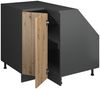 Dachschrägenschrank Rion Beton 60x81.6 cm mit 2 Schubladen, Schrankkorpus 60 cm Tiefe Vicco Bild 4