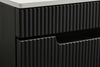Badplaats Gäste-WC Waschtisch Set Thermis 40x22 cm Schwarz Matt - Badmöbel Set mit Waschbecken und Unterschrank, Vormontiert und mit Soft-Close Bild 4