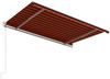 vidaXL Automatisch Einziehbare Markise 400×300 cm Orange und Braun 3051203 Bild 4