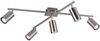 Deckenstrahler MARLEY Silber 5-flammig, verstellbare Spots, Breite 77,5cm Bild 2