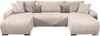 COLLECTION AB Wohnlandschaft Paola U-Form, B: 314 cm, Bettfunktion, Bettkasten & 4 Zierkissen, Federkern Bild 2