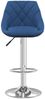 vidaXL Barhocker 2 Stk. Blau Samt 335309 Bild 4