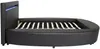Vente-unique - ABULIS Bett Kunstleder Schwarz - B 259 cm x H 99 cm x L 213 cm Bild 4
