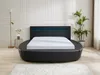 Vente-unique - ABULIS Bett Kunstleder Schwarz - B 259 cm x H 99 cm x L 213 cm Bild 5