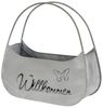 Levandeo® Blumentopf, Blumentopf Tasche Willkommen L25cm Grau Metall Pflanztopf Garten-Deko Bild 4