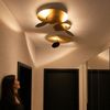 s.luce LED Wand- und Deckenlampe Plate Weiß Ø 30cm Bild 2