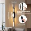 Lapalife Wandleuchte LED Dimmbar Akku Wandleuchte mit Fernbedienung, Kabellose, 3000K-6000K, 10000mAh mit Timing Nachttischlampe für Wohnzimmer Bild 2
