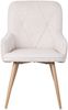 HOMAVO 2er Set 'YZ3' Esszimmerstuhl mit Armlehnen, Stoff ota, 57 x 62 x 87 cm Bild 3