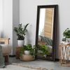 WANDStyle Wandspiegel H550 aus Massivholz in Schwarz 50 x 60 cm im Stil Antik Bild 5