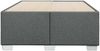 vidaXL Bettgestell ohne Matratze Dunkelgrau 120x200 cm Stoff 3284465 Bild 4