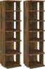 vidaXL Schuhregale 2 Stk. Räuchereiche 27,5x27x102 cm Holzwerkstoff 815973 Bild 2