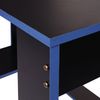 Schreibtisch HWC-J26, Computertisch Bürotisch, 120x60x76cm ~ schwarz-blau Bild 5