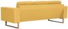 vidaXL 2-tlg. Sofagarnitur Stoff Gelb [276864] Bild 5